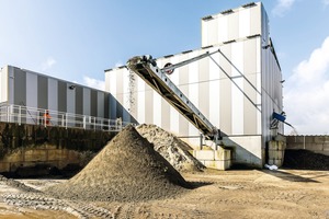  4 Gewaschener Sand auf Halde  