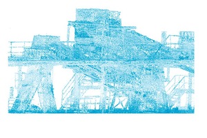  5 Laser scan of the original plant 