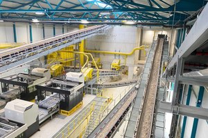  4 Frei Fördertechnik AG took over the planning, implementation, assembly and commissioning of the construction waste processing plant as a complete turnkey system 