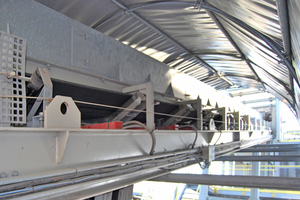  <div class="bildtext">2 Belt scale in soil cleaning plant in Alkmaar – detailed view of the interior</div> 