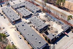  2	Aerial photos show East Coast Demolition’s methodical process of clearing and sequestering material 