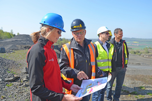  	In Europe’s largest basalt quarry of the Mitteldeutsche Hartstein Werke MHI, the imagination of some people already became quite concrete 