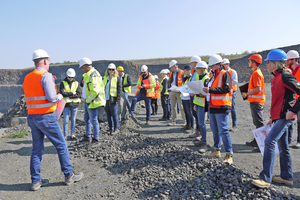  	After a short introduction to the current and upcoming conditions for steinexpo 2023, the meeting moved on to the highlight: the on-site visit 