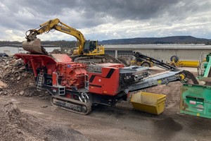  2 Der neue SBM Remax 450 hat sich im Hochleistungsrecycling bei der Lehnen GmbH bereits nach kurzer Zeit voll bewährt 