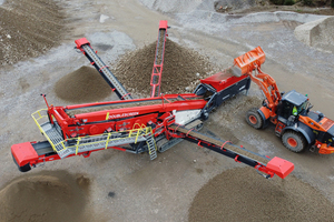  2	The three-deck tracked mobile plant has an independent screen angle adjustment&nbsp;&amp; hydraulic screen separation 