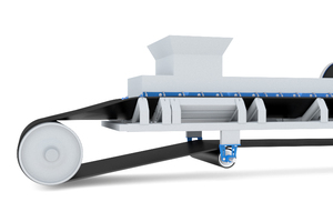  2	The steering roller for automatic compensation of belt misalignment is mounted in the lower run of the conveyor belt&nbsp;– at a distance of about 3.5 times the conveyor belt width from the idler roller 