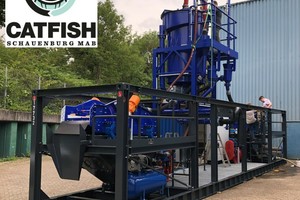  2	Kompaktanlage „CatFish“ bestückt mit MAB Hydrosort zur Aufbereitung von Fluss- und Hafensedimenten 