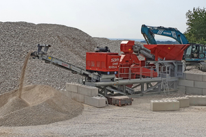  5	SMR series of compact reversible impact mills is also used as a hybrid semi-stationary crushing plant in the secondary or tertiary crushing stage 