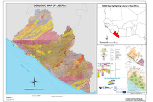  3	Geological map with deposits 