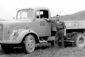 The beginning of Max Wild GmbH in 1955 