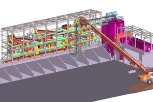  Planning of the wet mechanical processing plant 