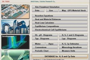  1	Hauptmenü von HSC Chemistry 7.0  