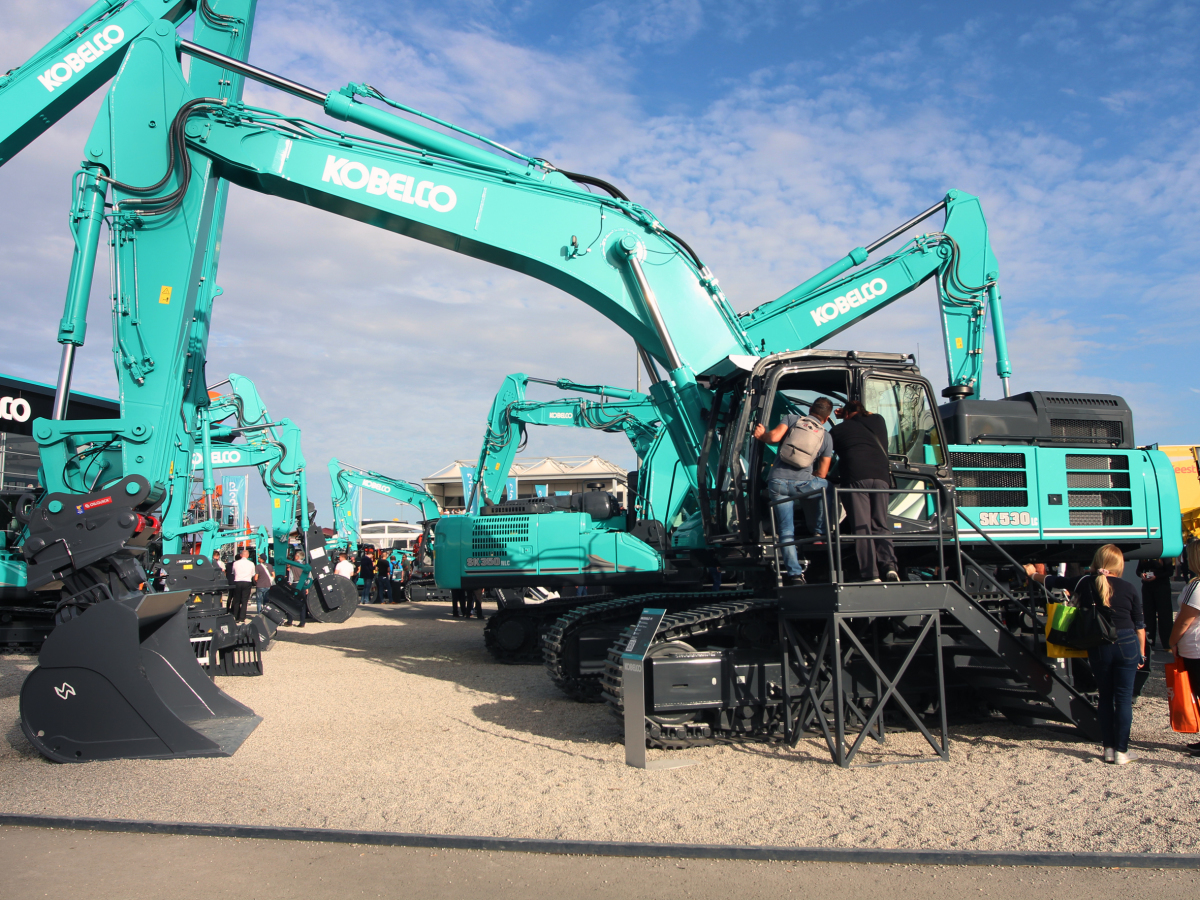 Kobelco auf der bauma Erfolg auf ganzer Breite Aufbereitungstechnik