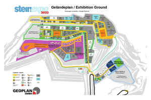  1	Der Geländeplan für die steinexpo 2023  