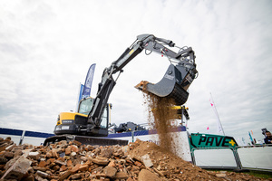  Bauschuttrecycling ist eines der Verbindungsglieder der beiden Angebotsschwerpunkte.  