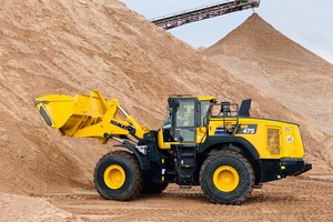  9	The wheeled loader WA475-10 from Komatsu 