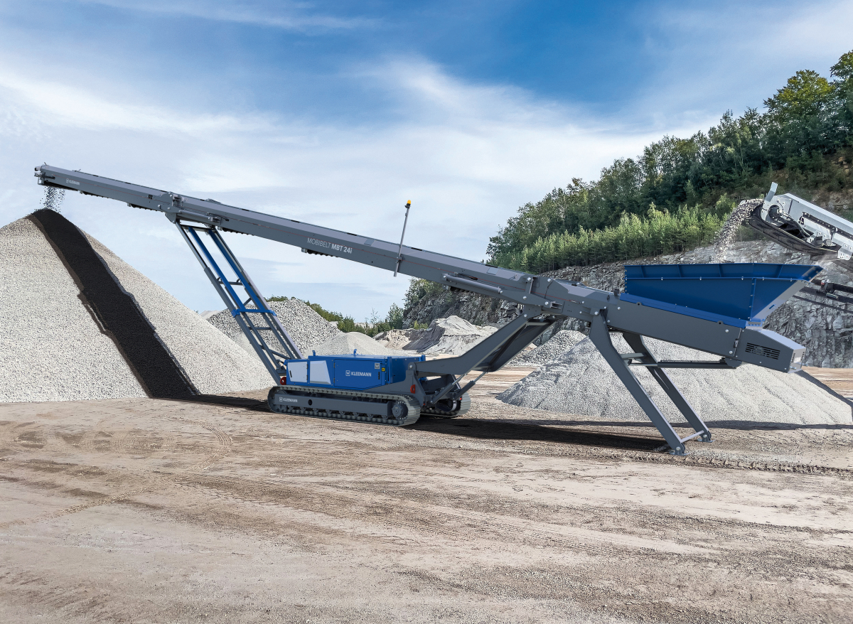 Neue mobile Haldenbnder MOBIBELT fr optimierte Logistik -  Aufbereitungstechnik