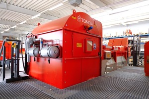  4	The COM Tertiary XRT Fines sorter has been installed at the TOMRA Test Center 