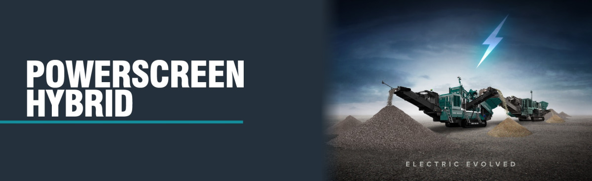 Powerscreen Hybrid range - AT Minerals
