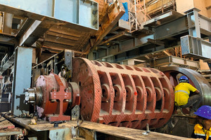  3	Installation of optimized thyssenkrupp rotors (type: titan®) in a third-party crusher 