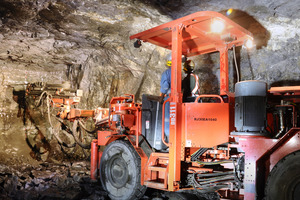  17	Underground mining in a lead-zinc mine 