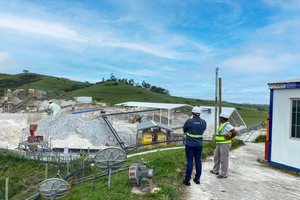  1	Concealed in its green surroundings, here is a sorting plant with the smallest ecological footprint you could imagine for a mineral processing facility. The African customer uses STEINERT sensor-based sorting technology to separate white dolomite from rock 