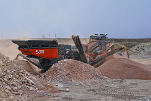 2	Already in prototype testing, the 600 t/h crusher convinced with high productivity in recycling applications 