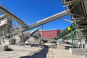  1	Blick auf die Aufbereitungsanlage in der Wolfram-Mine von Saloro in Barruecopardo/Spanien  