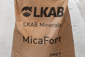  6 	Das Produkt MicaFort von LKAB wird als mineralischer Füllstoff für Farben und Beschichtungen und andere Anwendungen verwendet 