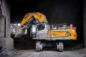  1	This Liebherr R 980 SME crawler excavator has been specially designed for use in customer’s operations 