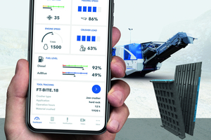  Simple and clear documentation of crushing tools and their service lives in SPECTIVE CONNECT from Kleemann 