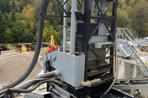  4	The cyclone modules of the plant in which the separation of sand and water is carried out 