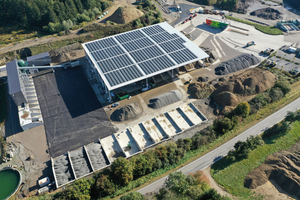  1 	Die nassmechanische Aufbereitungsanlage von Max Wild steht auf den firmeneigenen Entsorgungszentrum Eichenberg (Berkheim)  