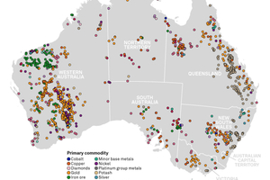  13	Map showing Australia’s mineral resources [1] 