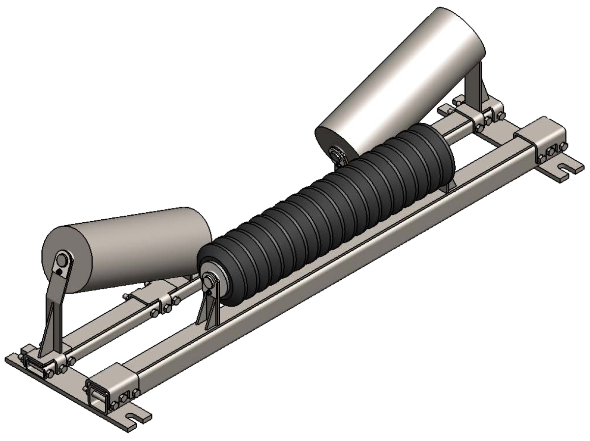 Troughing in conveyor belt loading AT Minerals