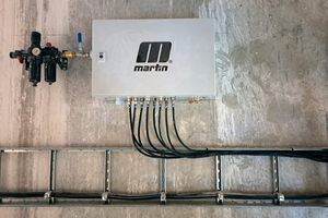  5 	Magnetventilschrank, installiert in einem geschützten Umfeld 