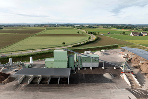  View of the recycling plant at the Memmingen recycling site 