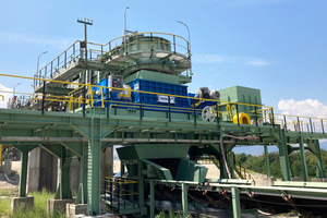  1	TAKRAF crushers crush the material fed in before it is transported further via conveyor systems 