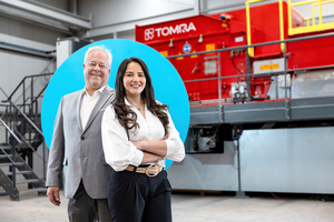  7	Jens Michael Bergmann, Global Segment Manager Industrial Minerals and Carolina Vargas, Area Sales Manager Europe, India and Rest of the World at TOMRA Mining 
