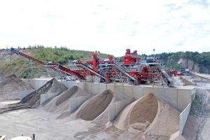  7	The CDE technology is allowing Swerock to produce a highly specific, high-quality sand 