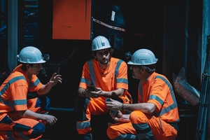  2 	Mit großem Einsatz arbeitete das Sandvik-Team an der Optimierung aller Komponenten 