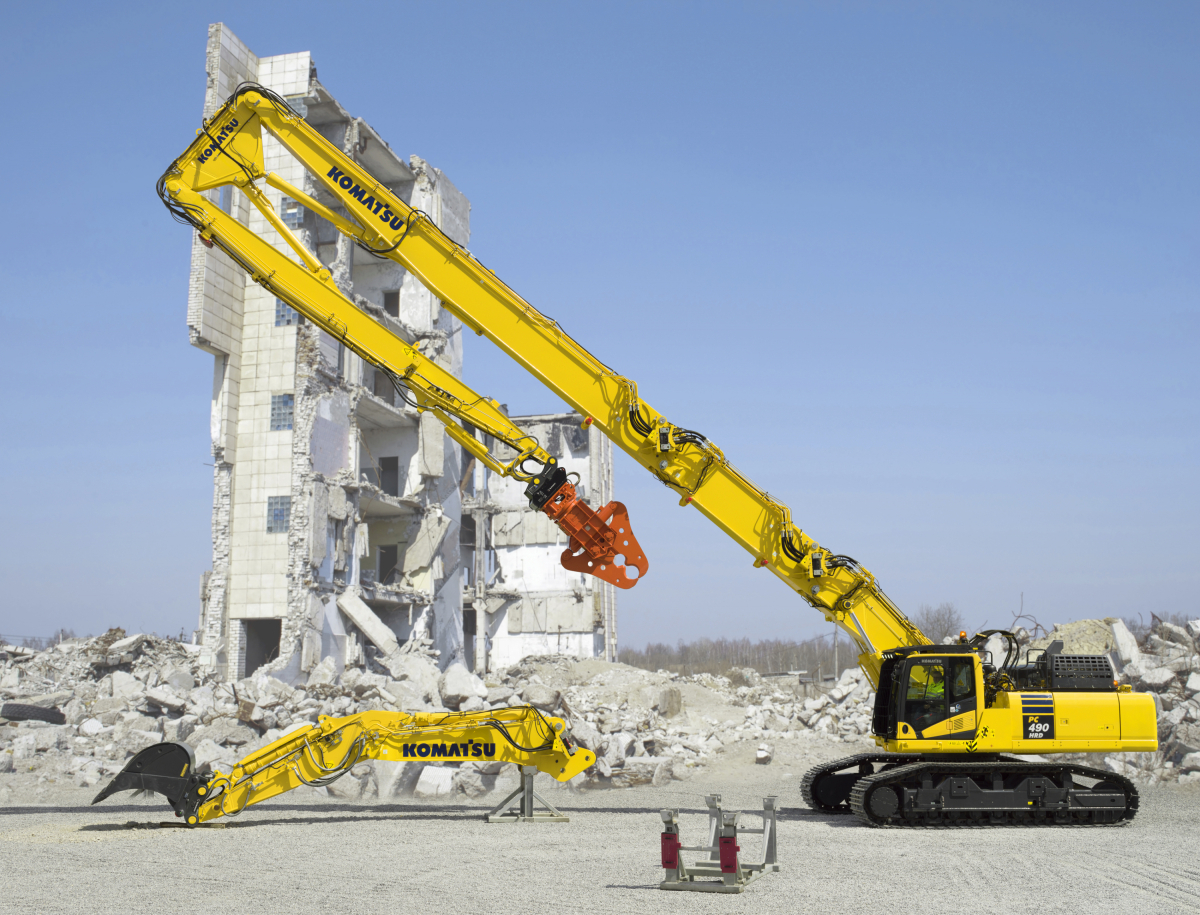 Komatsu expands simulator offering to high reach demolition 