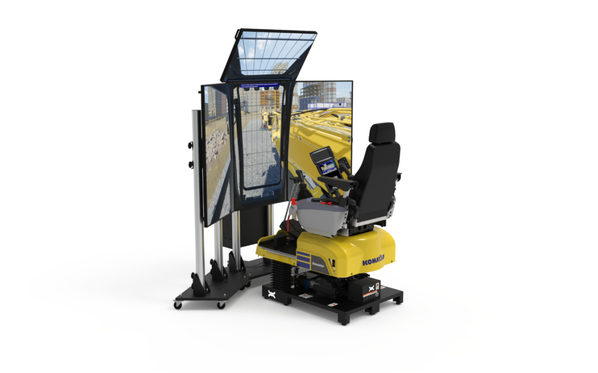 Komatsu expands simulator offering to high reach demolition 