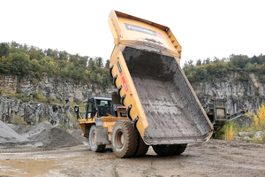  1	The Metso truck body has been specially optimised for use in mining and quarries  