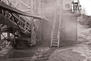  1	Dust control for operations with several conveyor transfers can be a serious challenge 