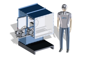  1	Messemodel für die POWTECH TECHNOPHARM 