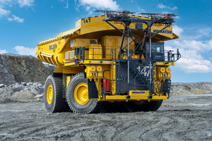  1	Der Power Agnostic 930E Muldenkipper ist seit April in der Aitik-Mine von Boliden im Einsatz  