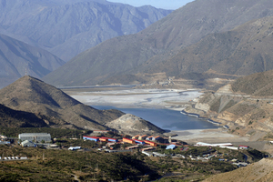  16 	Los Pelambres Kupfermine in Chile  