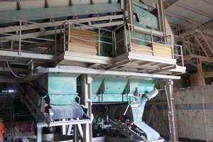  Blick auf die Siebmaschinen  