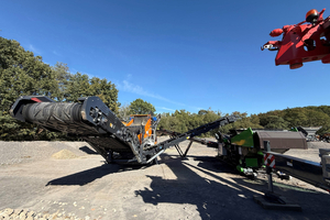 1 	Ein starkes Duo für Bauschutt-Recycling: Die MESDA S8H und der HAKO WS 1400 arbeiten Hand in Hand, um die Qualitätsanforderungen der Ersatzbaustoffverordnung zu erfüllen 